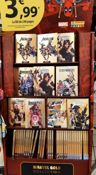 Sélection de comics Marvel Gold Collection