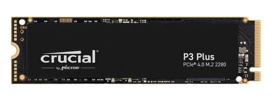 SSD NVMe M.2 PCIe 4.0 Crucial P3 Plus (CT2000P3PSSD8) - 2To (3D NAND )