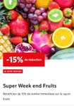 [Lidl +] 15% de remise immédiate sur le rayon fruits les 13 & 14 avril (via coupon)