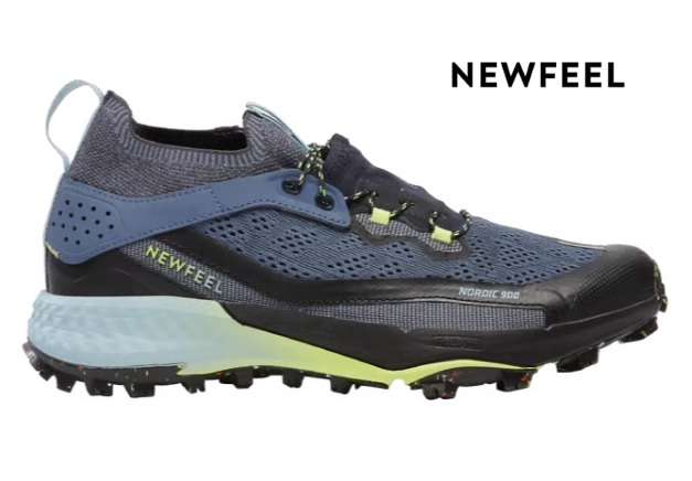 Chaussures de marche nordique compétition respirante Newfeel NW 900 bleue