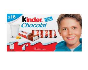 Lot de 2 paquets de Kinder Chocolat - 16 portions
