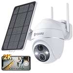 Camera Surveillance YESKAMO 2K WiFi Exterieure sans Fil Batterie 15000mAh avec Panneau Solaire (Vendeur tiers)