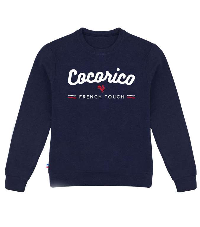 Sweatshirt coton Cocorico French Touch - Du XS au 2XL