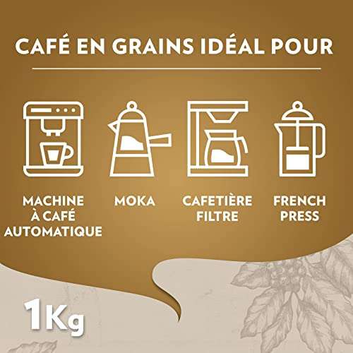 [Prime] Café en grain Lavazza qualita ORO - 2x1Kg