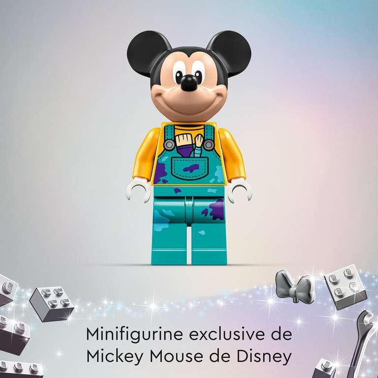 LEGO Disney 43221 100 Ans d'Icônes Disney, avec la Mini figurine de Mickey Mouse