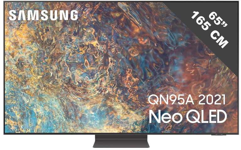 TV 65" Samsung Neo QE65QN95A - 4K UHD, HDR 2000, 100 Hz, QLED, Smart TV (via ODR de 347.63€)