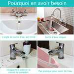 Extension robinet multi-angle avec mousseur pour robinet (Vendeur tiers)