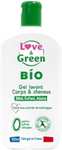 Gel Lavant Corps/Cheveux Bio Love & Green 0% - 500 ml (Via Coupon + Abonnement)