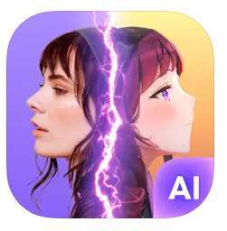 Application AI Anime Filter gratuite sur iOS