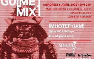 Invitation gratuite au concert de Imhotep (IAM) & Blade AliMBaye - Musée Guimet Paris (75)