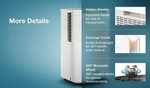 Déshumidificateur portable LUKO OL12-BD031A - Capacité de déshumidification 12L, Réservoir 2L, 3 modes (Entrepôt EU)