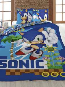 Parure de lit Sonic - 1 personne, taille 140 x 200 cm
