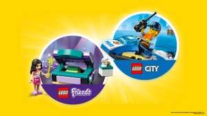 Lego City (30567) - Le Jet-ski de Police ou Lego Friends (30414) - La boîte magique d’Emma offert dans une sélection de boutiques Lego
