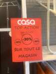 30% de réduction dès deux produits achetés - Casa Cormeilles en Parisis (95)