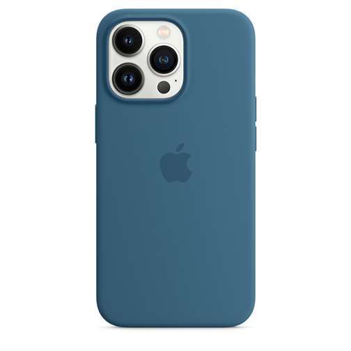 Coque silicone MagSafe pour iPhone 13 Pro - Bleu clair