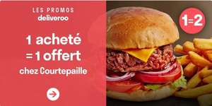 1 Burger Traditionnel acheté = 1 offert (Restaurants Courtepaille participants)