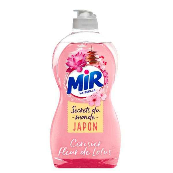 Liquide vaisselle Mir Secrets du Monde Japon Cerisier Fleur de Lotus - 500 ml, plusieurs variétés (via 1,02€ sur la carte fidélité)