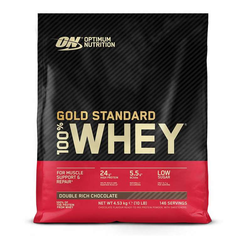 Optimum Nutrition 100 % Whey Gold Standard Double Chocolat Riche 4530 g