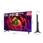 TV 50" LG 50UR73006LA - 4K UHD, Smart TV, HDR10, webOS23