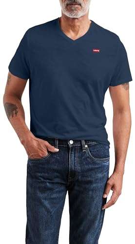 T-Shirt Homme Levi's Original Housemark col V du XS Au XXL – Dealabs.com