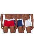 Lot de 3 boxers Calvin Klein Blanc Rouge Bleu - (Taille XS au XL)