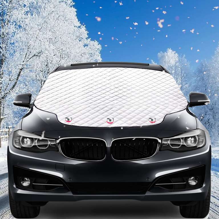 Pare-brise magnétique de voiture Couverture de neige Hiver Frost