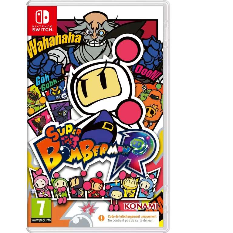 Super Bomberman R sur Nintendo Switch (Code dans la boite)