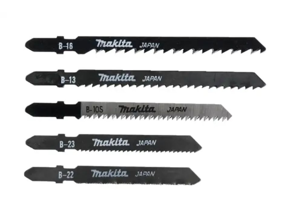 Set de 5 lames Makita A-86898 pour scie sauteuse ou pendulaire