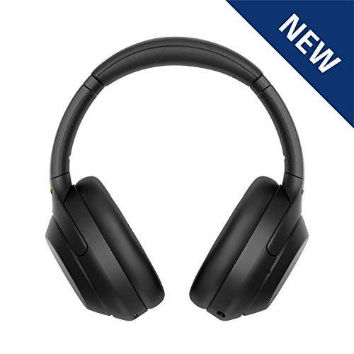Casque audio sans-fil à réduction de bruit active Sony WH-1000XM4 - Bluetooth, noir