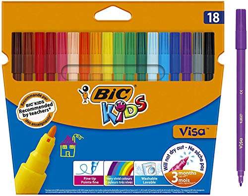 Paquet de 18 feutres de coloriage BIC Kids