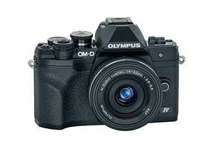 Appareil photo hybride Olympus OM-D E-M10 Mark IV + Objectif ED 14-42mm f/3.5-5.6 EZ MSC Pancake noir