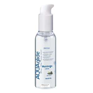 Gel de massage & lubrifiant Joydivision Aquaglide 2 en 1 - 200 ml, Lubrifiant à base d'eau