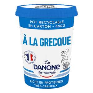 3€ remboursés pour l'achat de deux yaourts Danone Du Monde A La Grecque Nature 480g (via ODR Shopmium)