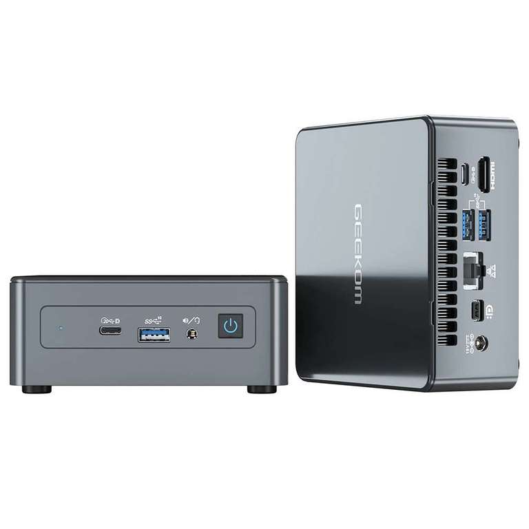 Mini PC Geekom IT11 - i7-11390H, 32 Go Ram, SSD 1 To, WIFI 6, BT 5.2, Display 4 écrans, lecteur de carte SD (Entrepôt EU)