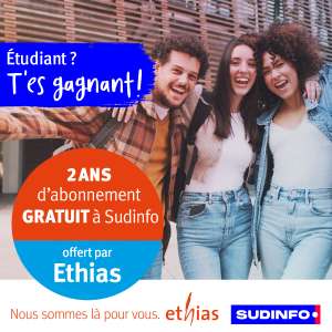 [Étudiant Belgique] 2 ans d'abonnement numérique gratuit à Sudinfo pour les étudiants de 18 à 26 ans (espace-abonnement.sudinfo.be)