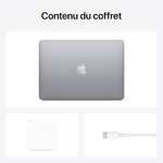 PC Portable 13.3" Apple MacBook Pro 2020 - M1 Chip, 8 Go RAM, 256 Go SSD, Gris sidéral (Occasion - Comme Neuf)