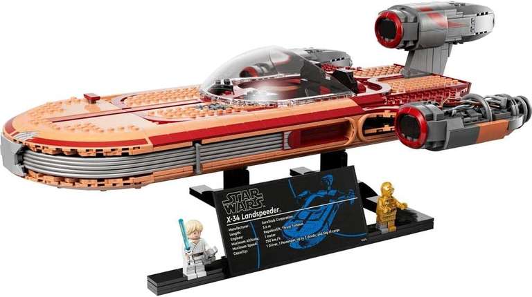 Jeu de construction Lego Star Wars Le Landspeeder de Luke Skywalker 75341 (+ 8,74€ pour les CDAV)