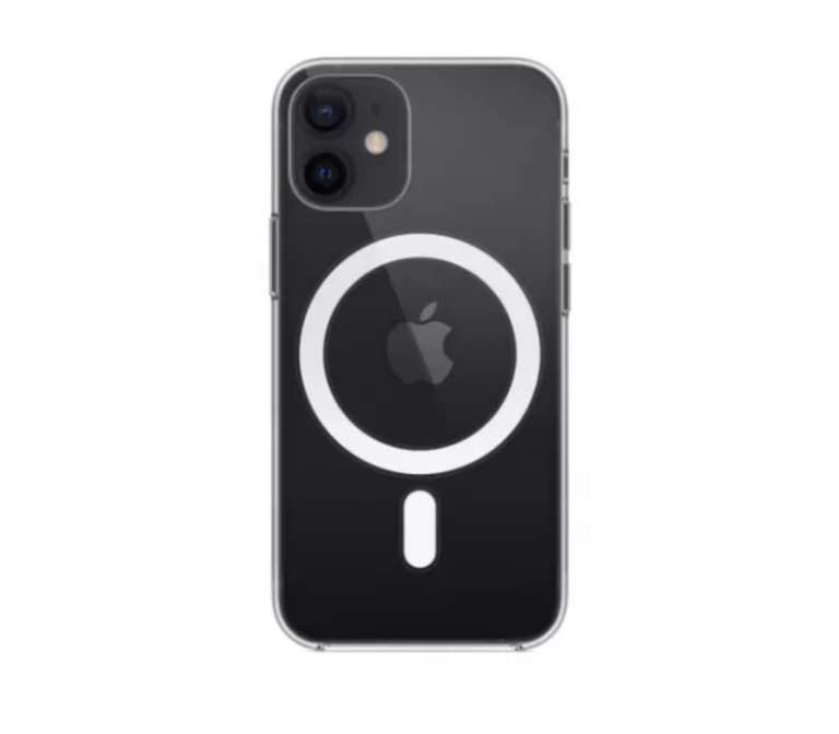 Coque transparente en silicone Apple MagSafe pour iPhone 12 mini