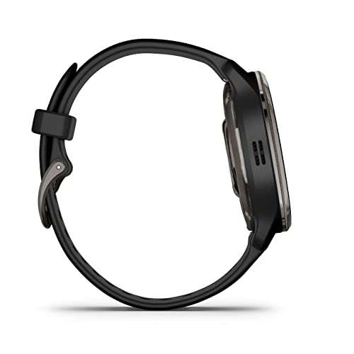 Montre GPS Garmin Venu 2 Plus - Bracelet silicone noir, 43mm