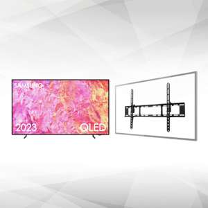 TV 55" Samsung QE55Q60CAUXXH 2023 - QLED 4K + Support TV mural 37-70"