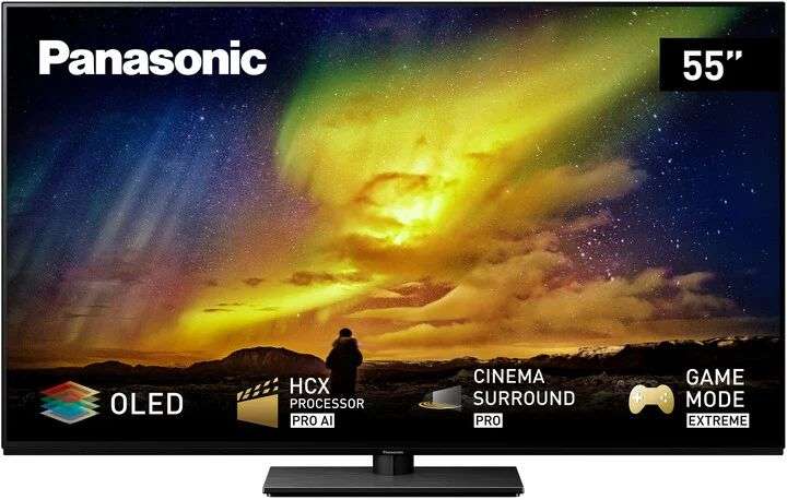 TV 55" Panasonic TX-55LZ980E (2022) - OLED, 4K, 100 Hz, HDR, Dolby Vision, HDMI 2.1, VRR / ALLM, FreeSync, Smart TV (+ 90€ en carte cadeau)