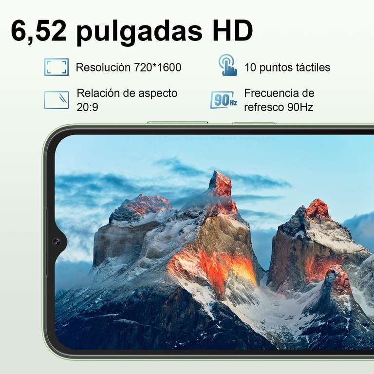 Téléphone Blackview A52Pro - 128 Go, Android 13, écran 6,52' HD + 90 Hz, 5150 mAh, photo 13 MP (via coupon - Vendeur Tiers)