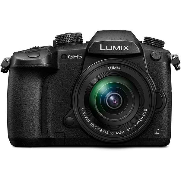 Kit appareil photo numérique hybride Panasonic Lumix DC-GH5 + Objectif 12-60mm f/3.5-5.6