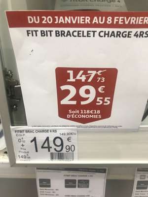 Bracelet Connecté Fitbit Charge 4 RS - Petite foret (59)