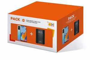 Pack Smartphone 6,67" Xiaomi Redmi Note 11 Pro - Nano SIM 128 Go Bleu + Mi Smart Speaker