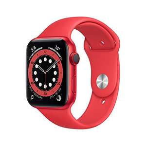 Montre connectée Apple Watch Series 6 (GPS + Cellular) - 44mm, Boitier aluminium et bracelet sport rouge