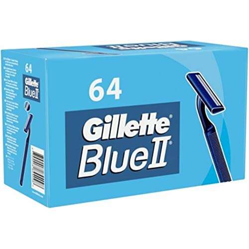 Pack 64 rasoirs Gillette Blue II 2 lames Technologie