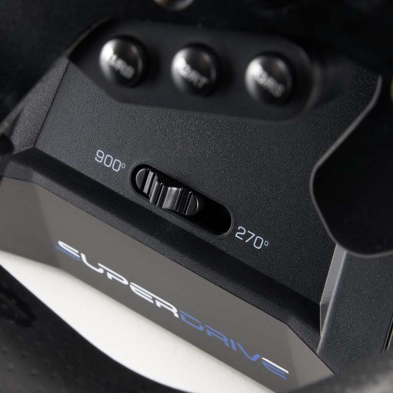 Volant de course Subsonic Superdrive SV950 avec pédalier et palettes de vitesses Xbox Serie X/S, PS4, Xbox One, PC