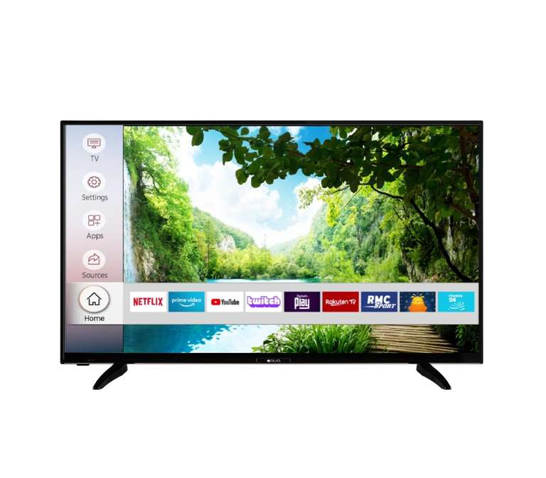 TV 55" Aya A55UHD0821BSMART - 4K UHD, HDR, Smart TV (via retrait magasin)