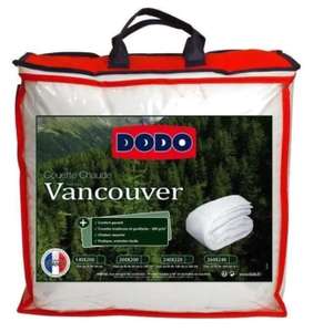 Couette chaude Dodo Vancouver - 220 x 240 cm, 400gr/m², Blanc